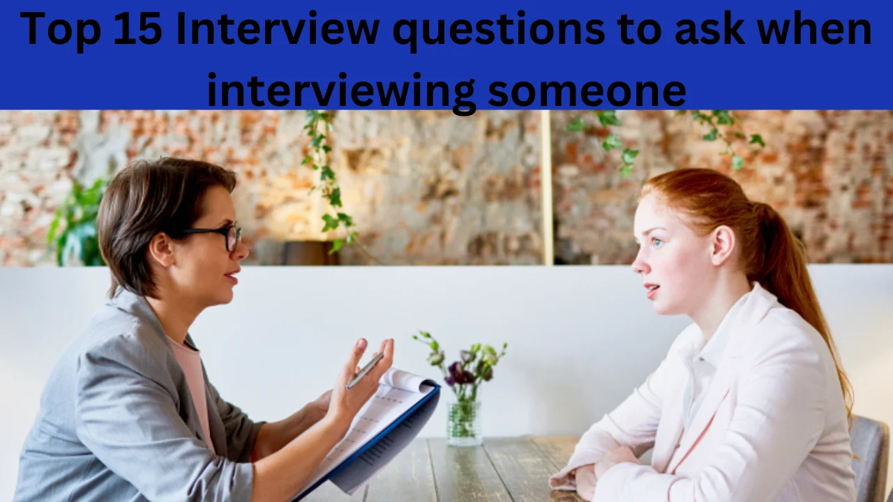 questions to ask when interviewing someone